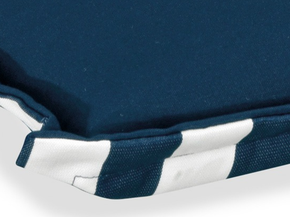 6 coussins à volants pour le transat Regarden Prestige onda bleu 