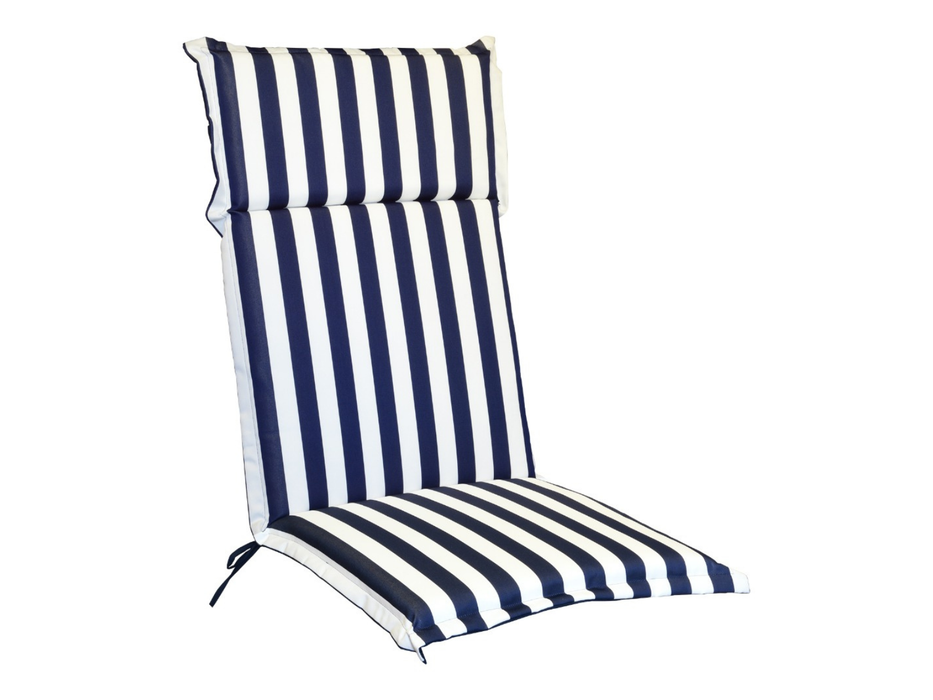 6 coussins à volants pour la chaise haute Regarden Prestige onda bleu 