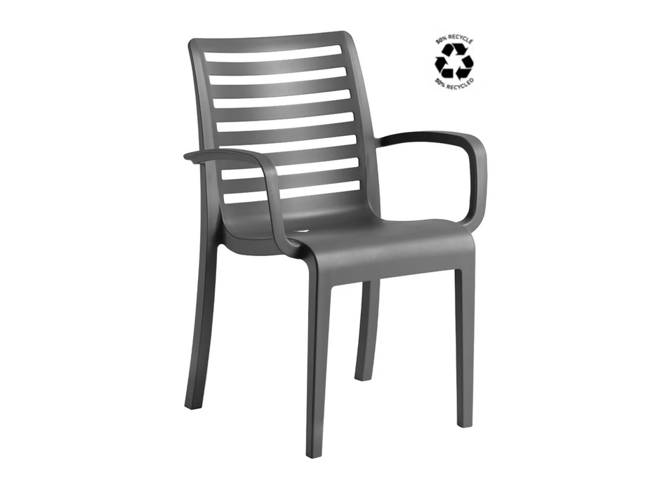 16 Grosfillex Slat Armchairs