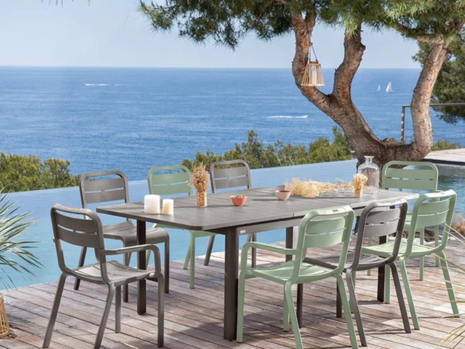 Table Cannes extensible 173/233X100 cm Grosfillex