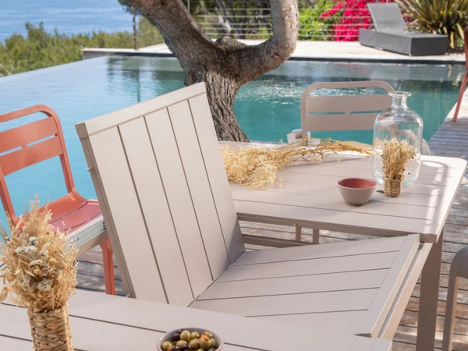 Table Cannes extensible 173/233X100 cm Grosfillex