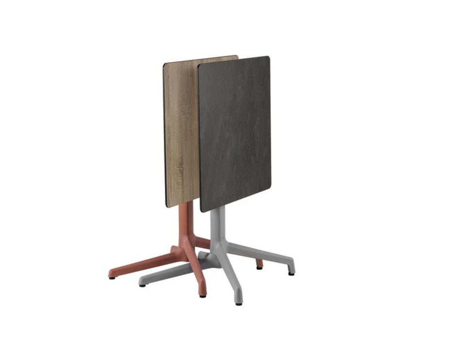 2 Plateaux de table HPL 70x70 Grosfillex