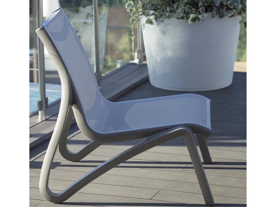 4 Grosfillex Sunset Lounge Armchairs