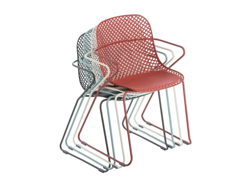 8 Ramatuelle 73' Grosfillex chairs