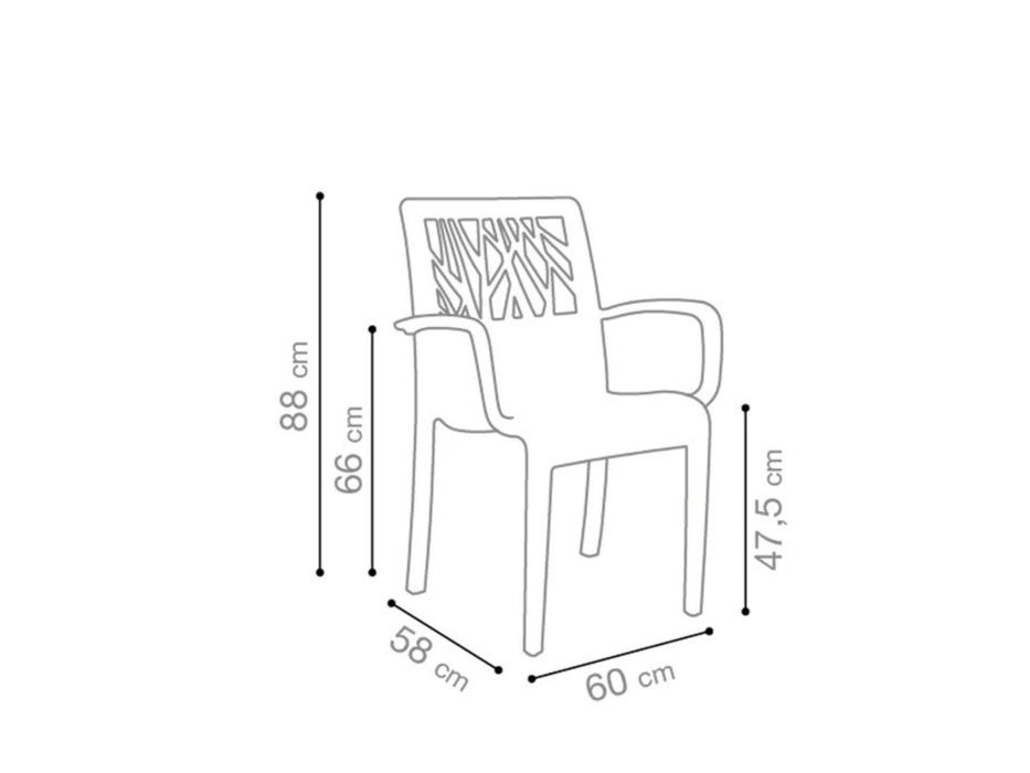 16 Grosfillex Vegetable Armchairs