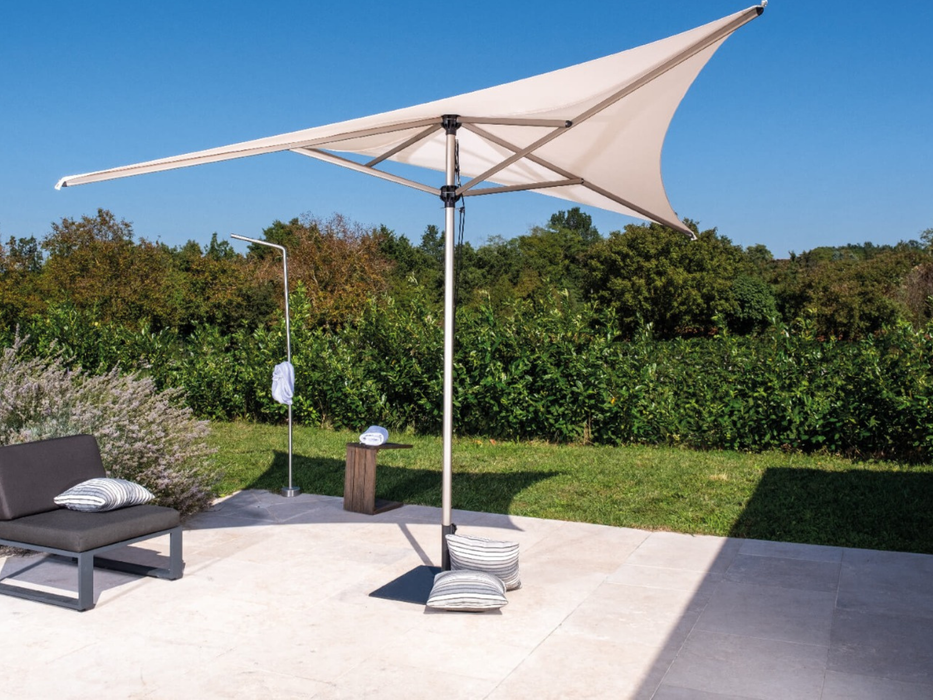 Parasol Vela Titanium à mât central 2x2 m