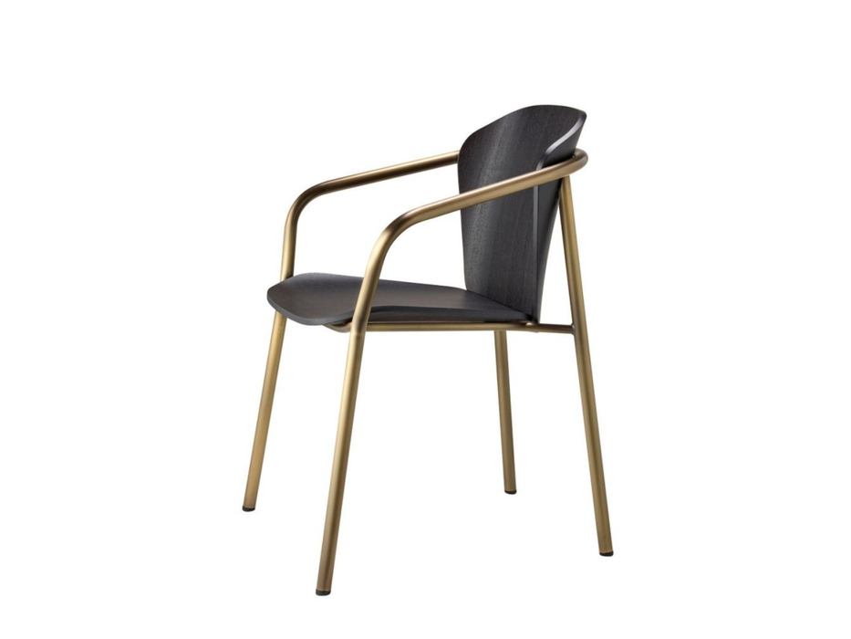 Fauteuil Finn Métal Bois Scab
