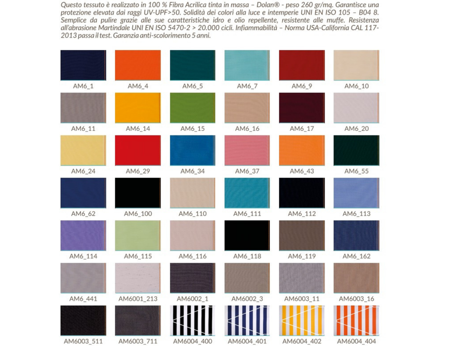 Parasol professionnel Gabbiano Ø220 Ciccarese