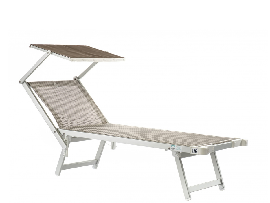Ciccarese Extra Luxury Lounger with Canopy