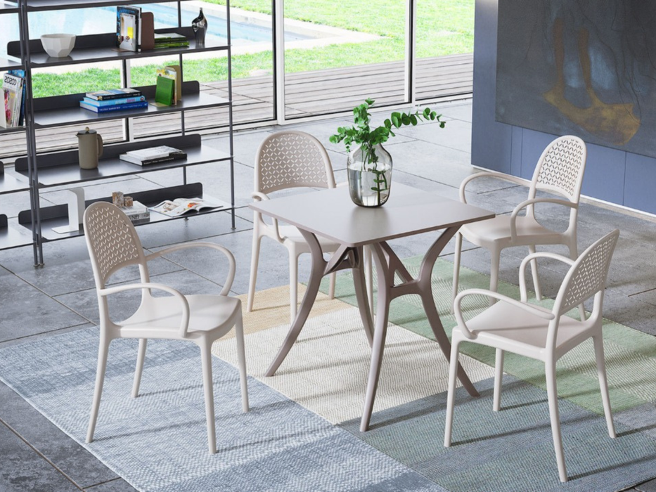 18 chaises avec accoudoirs Elsa Areta