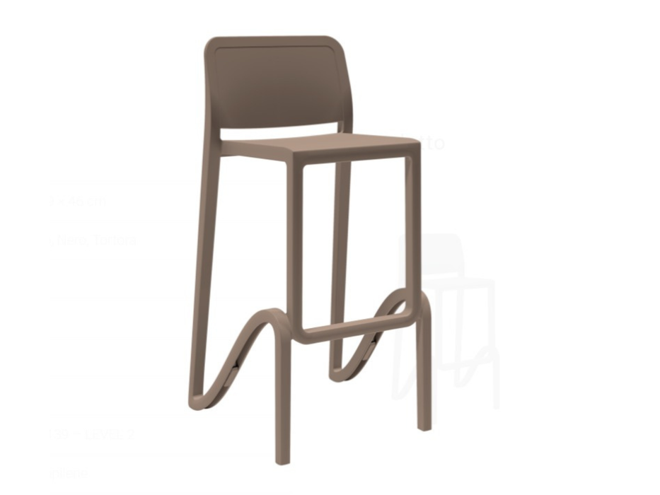 4 Tabourets Giano 750 Areta
