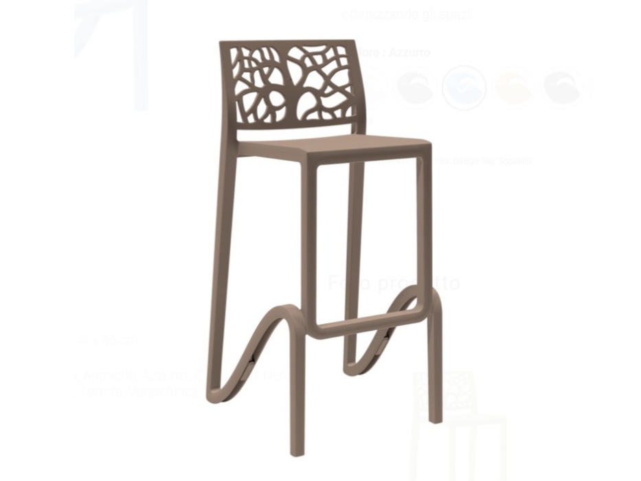 4 Zefiro Areta Stools