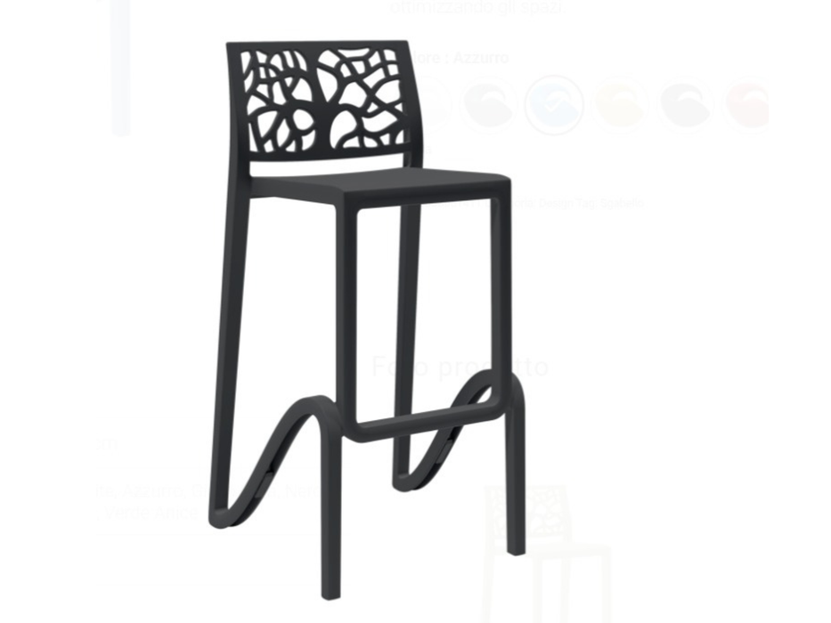 4 Zefiro Areta Stools