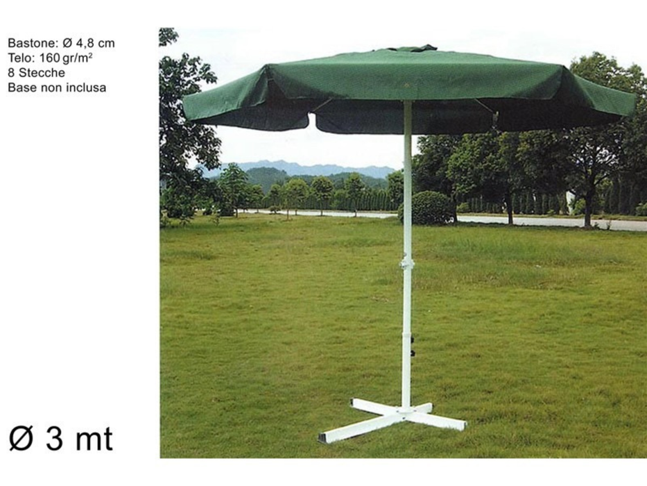 Center pole parasol Ø3MT