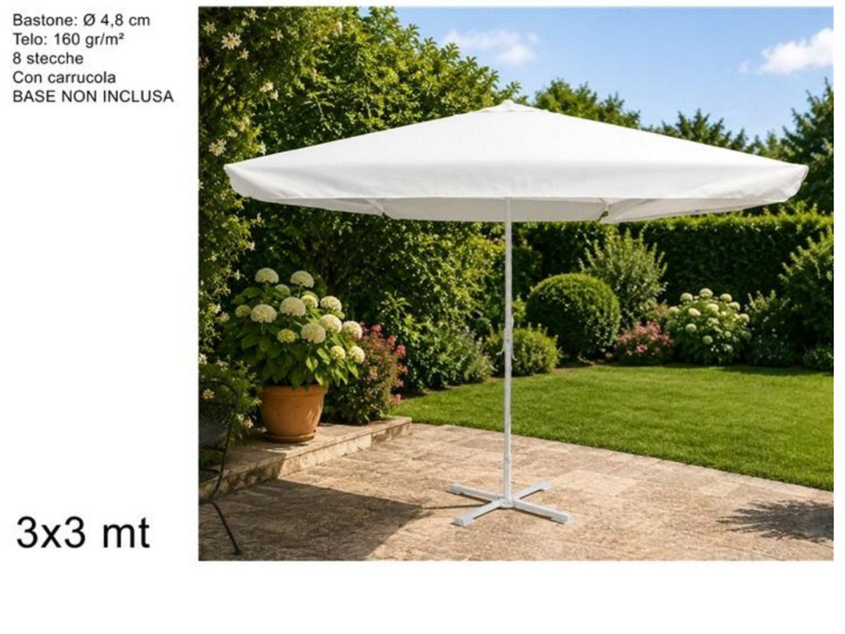 3x3m center pole parasol