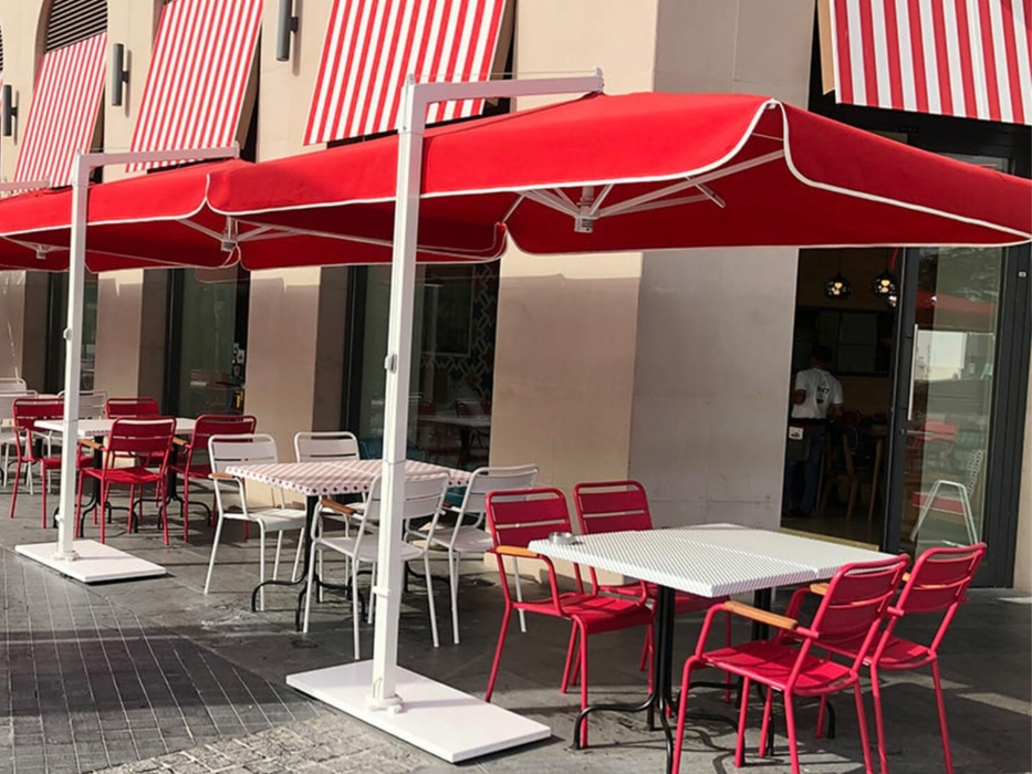 Parasol déporté Rio 2X2 M