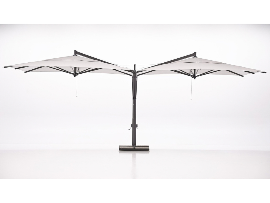 Parasol double à mât déporté 7X3,45 M