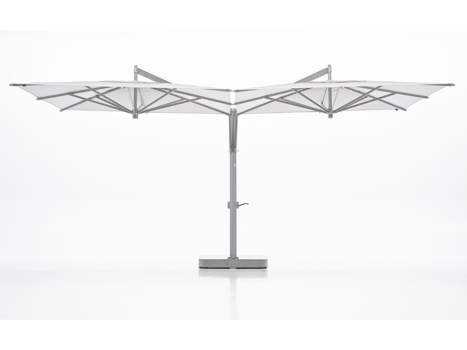 Parasol double à mât déporté Soleado 6,2X6,20 M