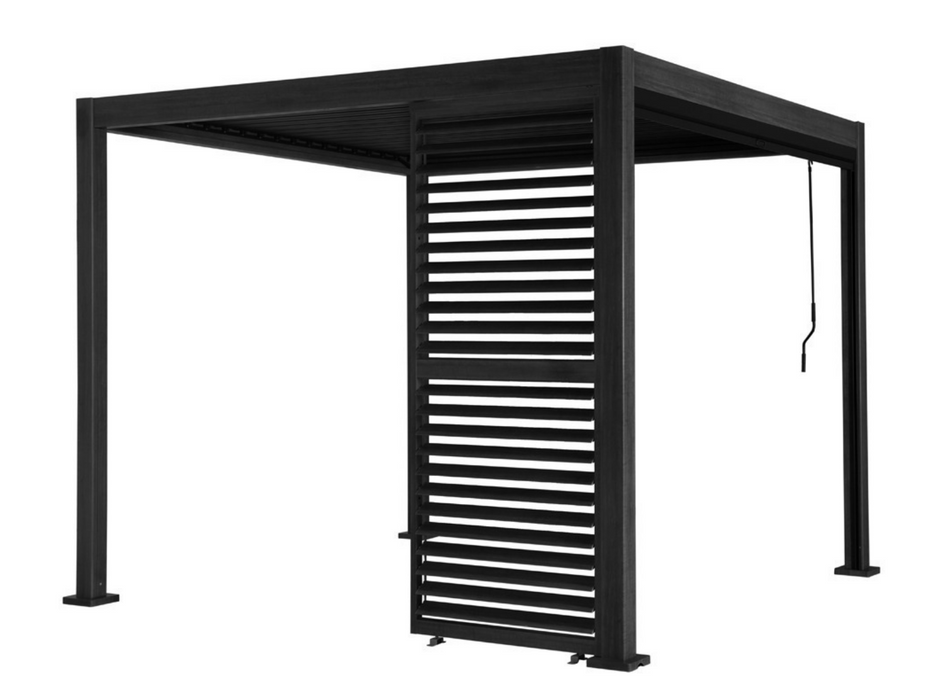 Panneau en aluminium 93 cm avec lames orientables pour pergola Texas Greenwood