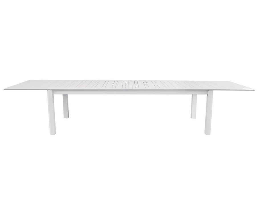 Table extensible Santorini 265/330/395 x 110 cm, bois vert