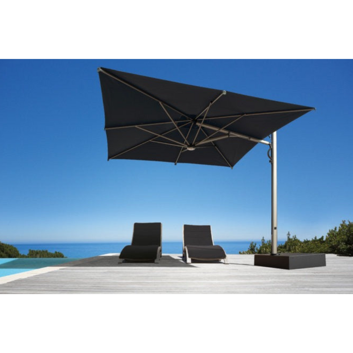 Astro Titanium side pole umbrella 350x350cm