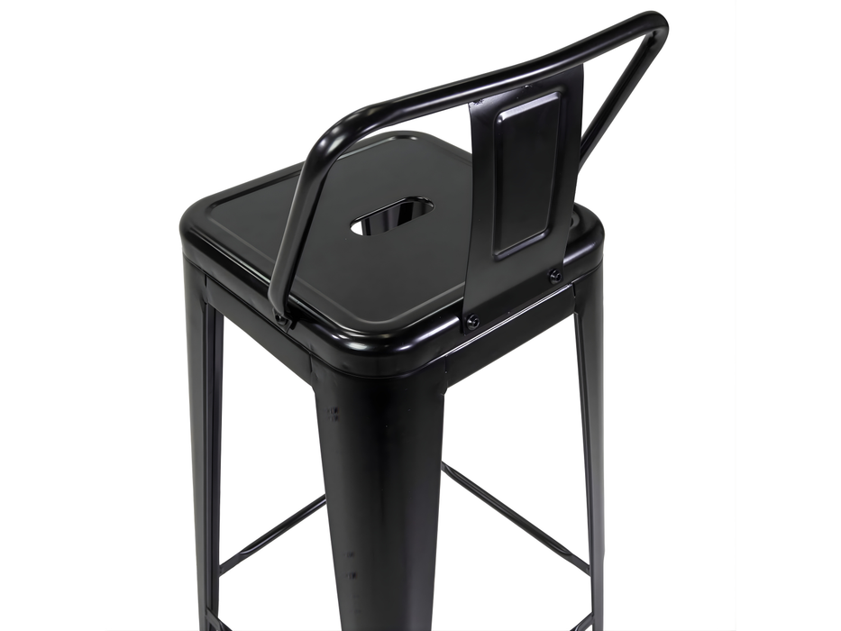 Tabouret Fer New Bristol avec Dossier