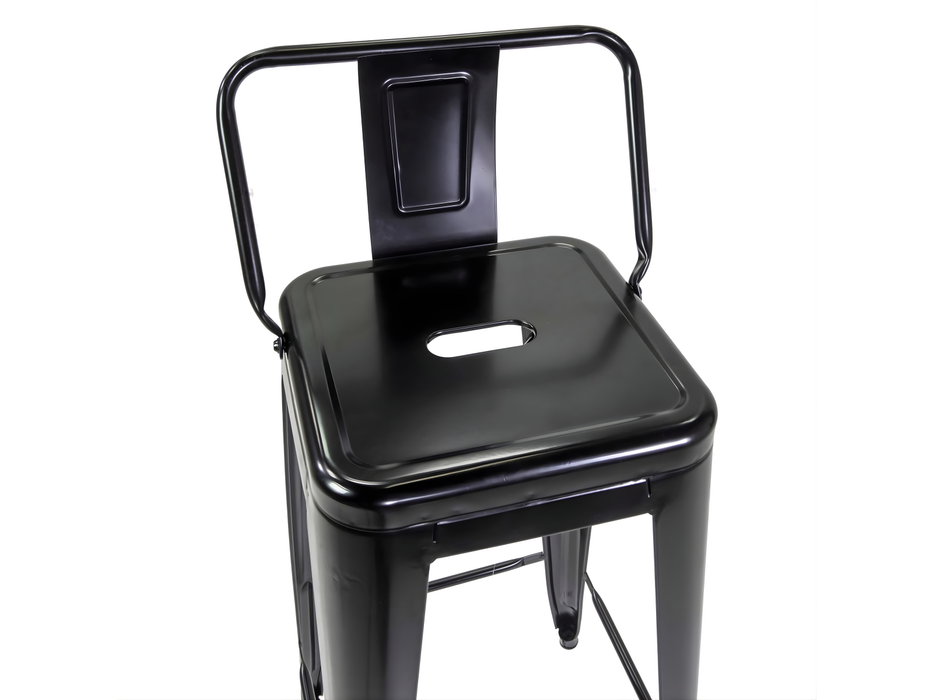 Tabouret Fer New Bristol avec Dossier