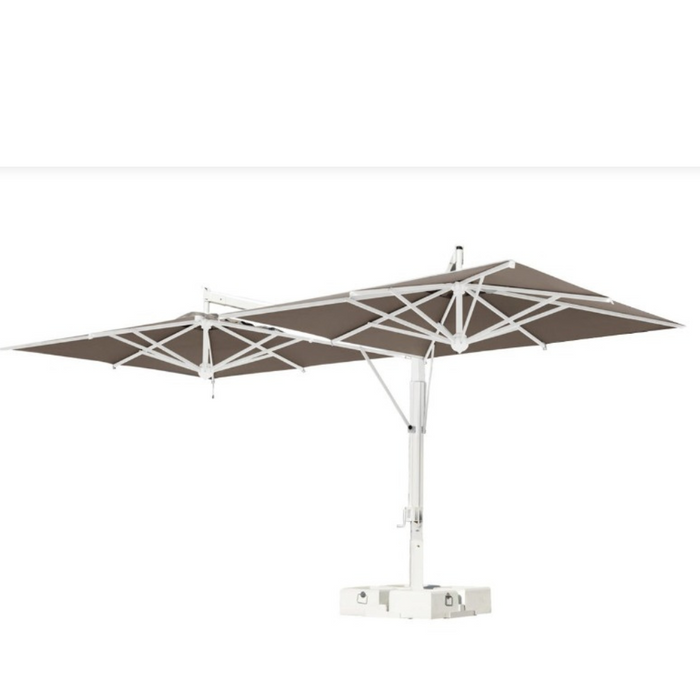 Double Starwhite 3.5X7 mt double arm umbrella