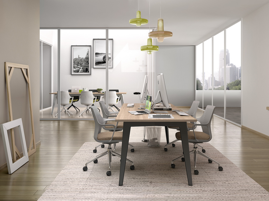 Ipa Chair with Padded Seat and Wheels