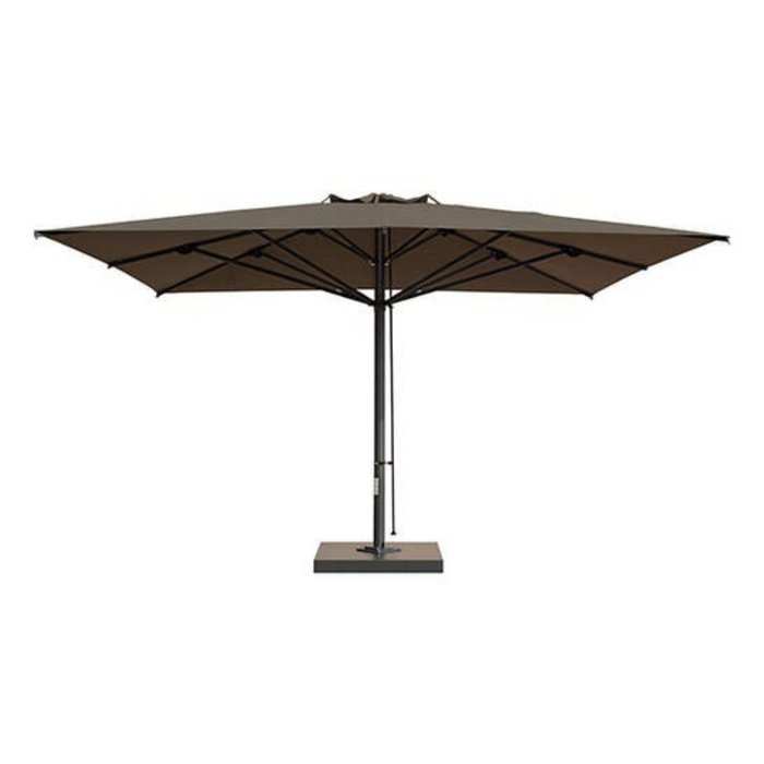 Central pole umbrella Capri Dark 4X4 mt