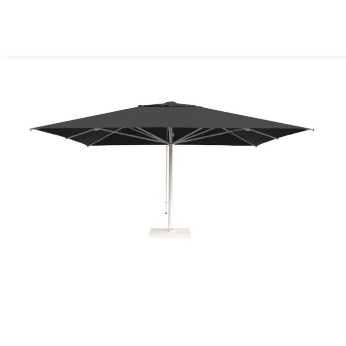 Parasol Capri Starwhite à mât central 500x600cm