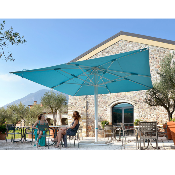Giant umbrella 6x8 m Platino Superior anthracite — OmbraPro