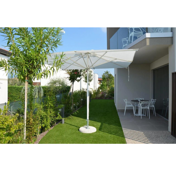 Parasol Corallo Classic à mât central, structure anthracite 300x400cm