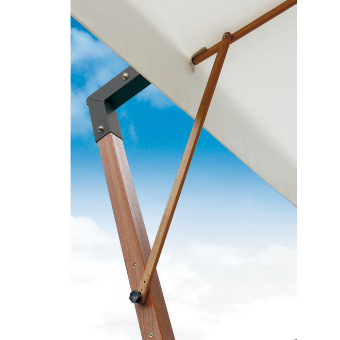 Side pole umbrella Torino 3X3 mt