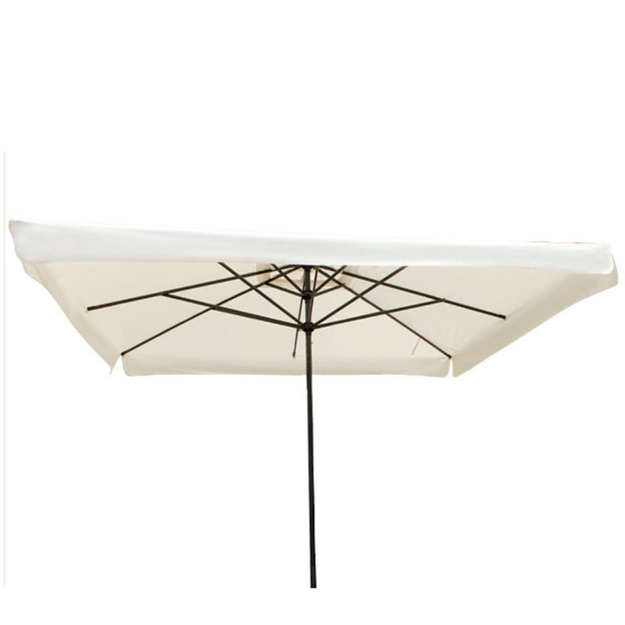 Parasol Corallo Classic à mât central, structure anthracite 300x400cm