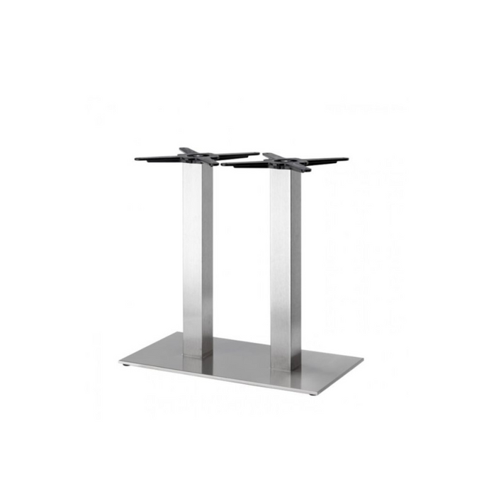 Tiffany double column square table base 73h