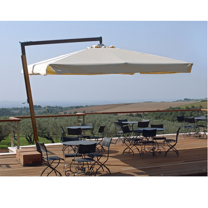 Diffusion Wood 3X4 Country Side Pole Umbrella