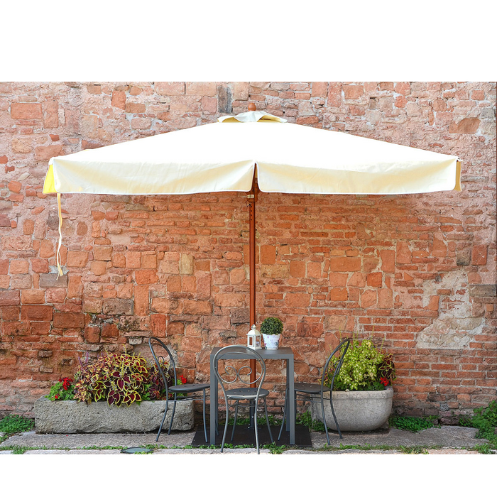 Half wall umbrella frame summer Mezz'Ombra Wood 1X3