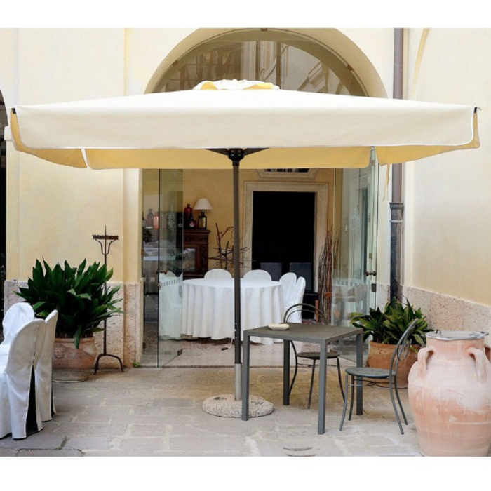 Parasol à mât central Facility Classic 4X4 m anthracite