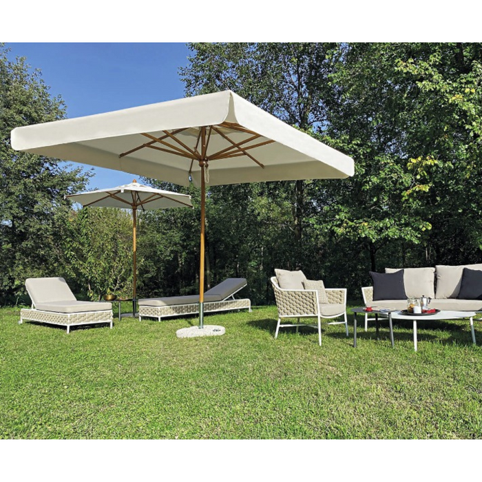 Parasol standard Palladio à mât central 200x300cm