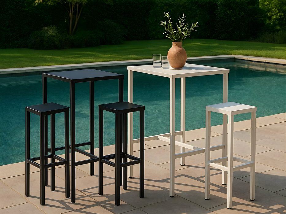 Bar Table with Footrest New Elma 