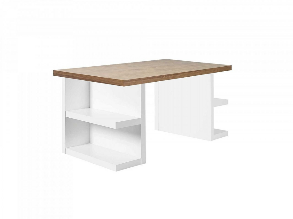 Scrivania Multi 160 gambe con ripiani laterali Temahome