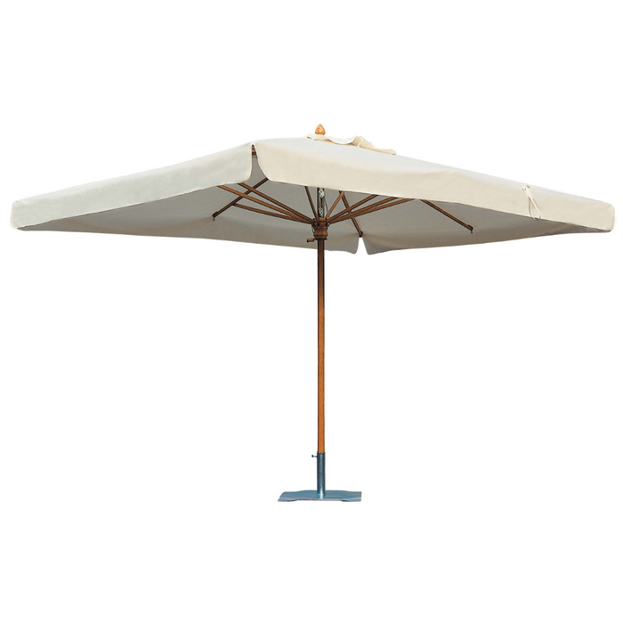 Parasol à mât central en bois "Palladio Standard" 3x4 m