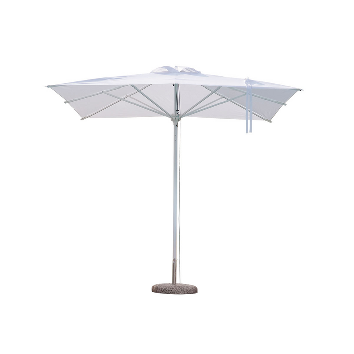 Parasol Acquamarina Classic à mât central, structure anthracite 300x300cm