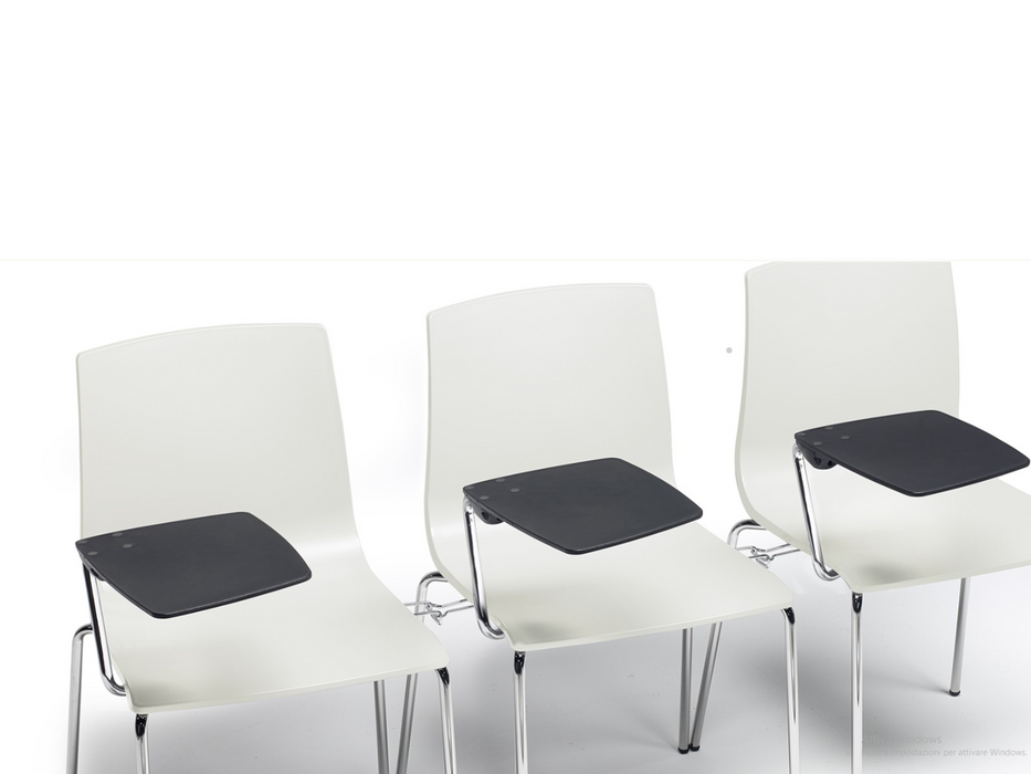 2 Sedie Alice con tavoletta scrittoio antipanico Scab