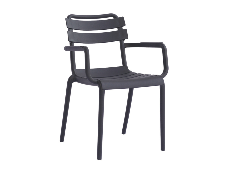 Monza chair with armrests Greenwood 