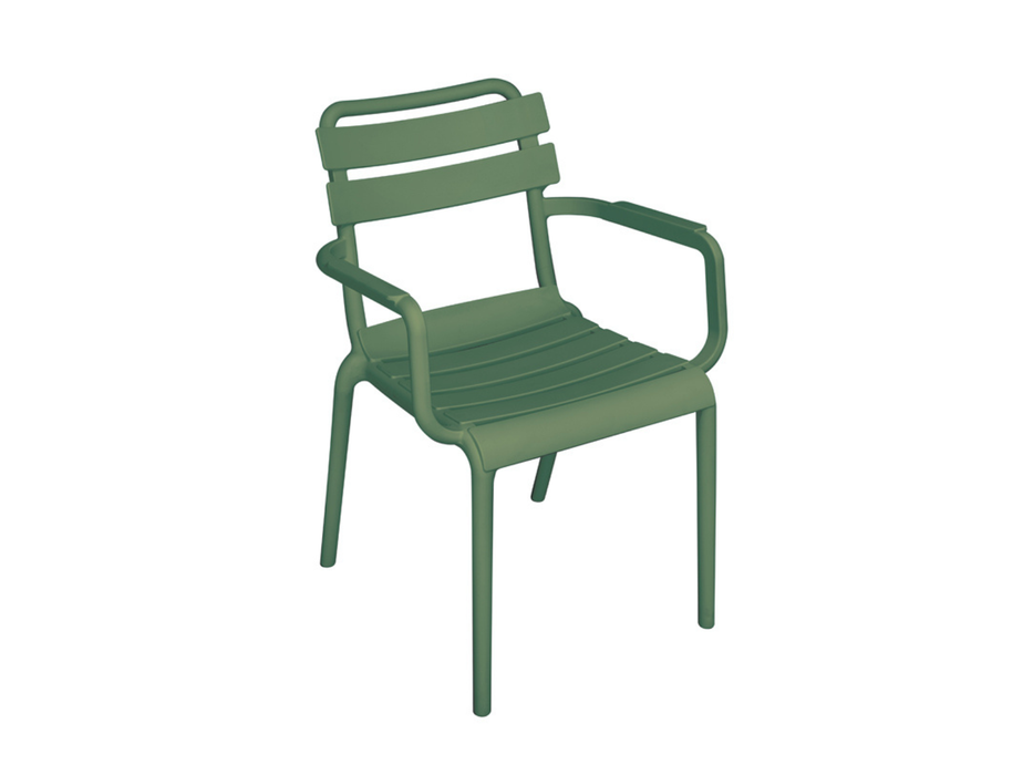 Monza chair with armrests Greenwood 