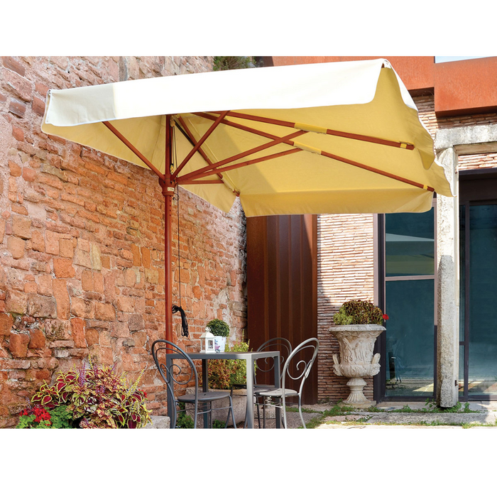 Half wall umbrella frame summer Mezz'Ombra Wood 1X3