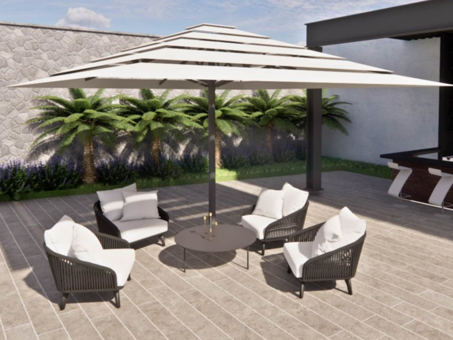 Ombrellone Era Glamour 6X6 MT