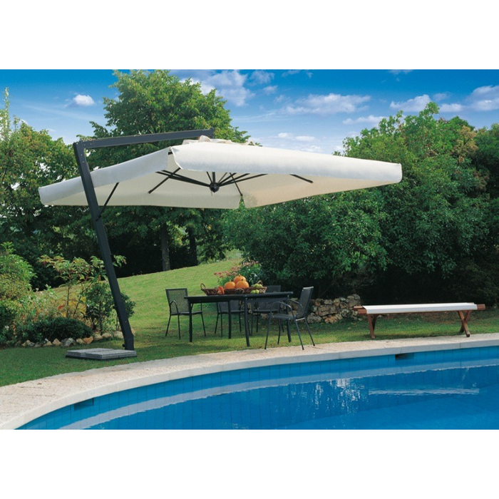 Side pole umbrella Leonardo 4X4 mt